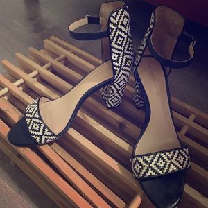 Zara strappy heeled shoe